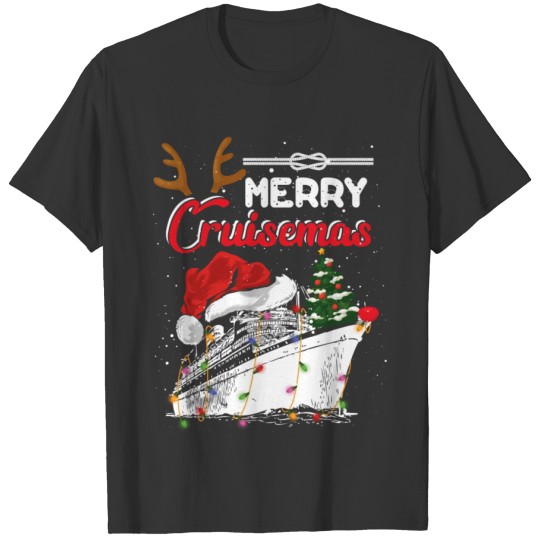 Merry Cruisemas Funny Cruise Ship Family Christmas T Shirts