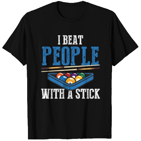 Billiards Puns Pool Player Billiards Triangle Rack T Shirts