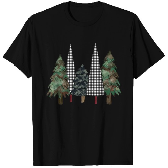 Camo Christmas Tree T Shirts