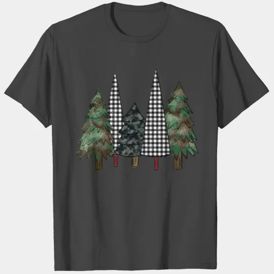 Camo Christmas Tree T Shirts