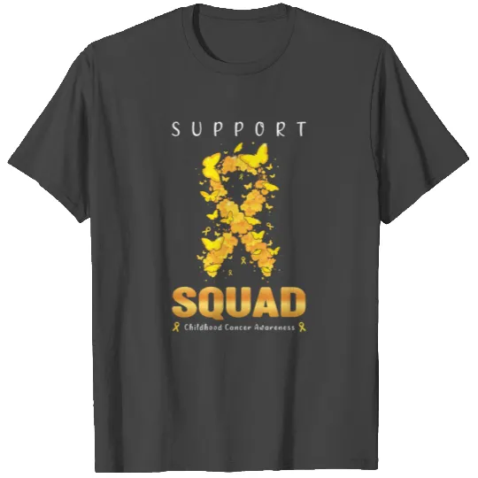 September Support Squad Childhood Cancer Awareness T Shirts