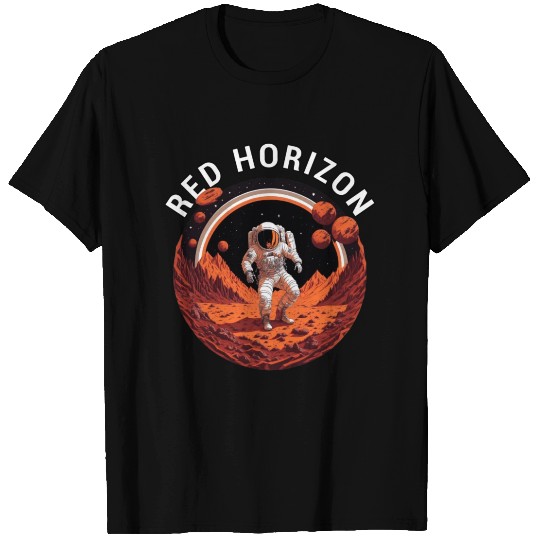 Red Horizon Red Planet Exploration T Shirts