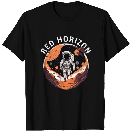 Red Horizon Bold Mars Adventure T Shirts
