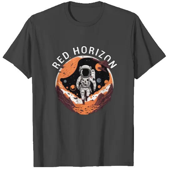 Red Horizon Bold Mars Adventure T Shirts