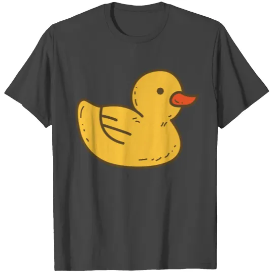 Illustrated Yellow Rubber Ducky T Shirts