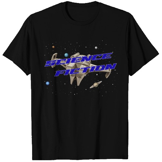 Science Fiction Spaceship Planet T Shirts