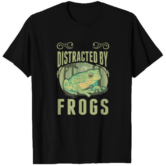 Easily Distracted By Frogs Frog T Shirts