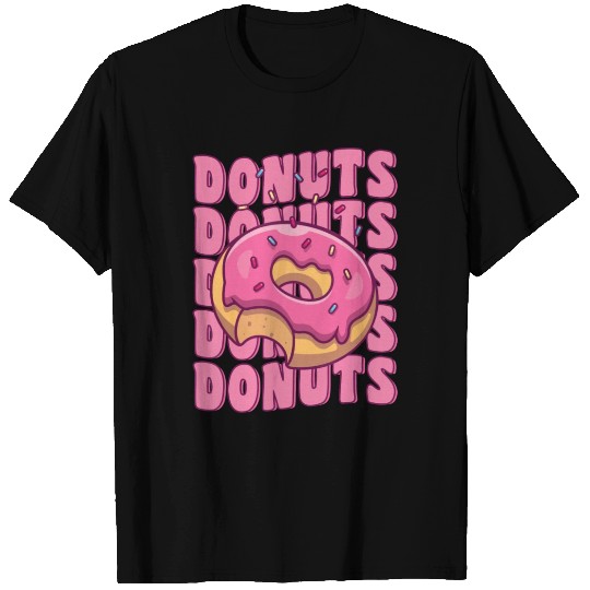 Pink Donut Squad Sprinkles Donut Lover Matching T Shirts