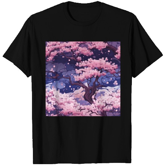 Anime Euphoria: Fantasy Cherry Blossom Dreamscape T Shirts