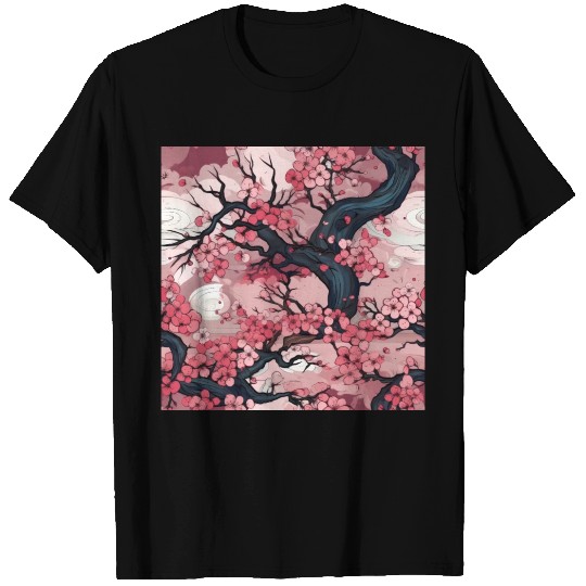Anime Euphoria: Fantasy Cherry Blossom Dreamscape T Shirts