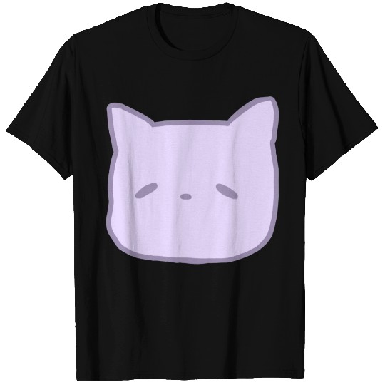 cute lilac purple sleepy kitty T Shirts