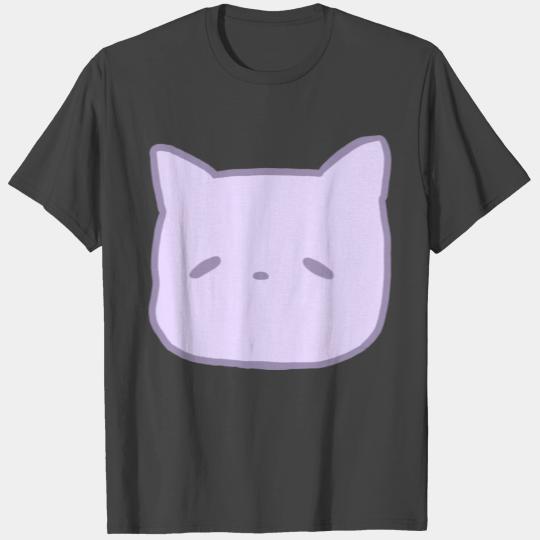 cute lilac purple sleepy kitty T Shirts