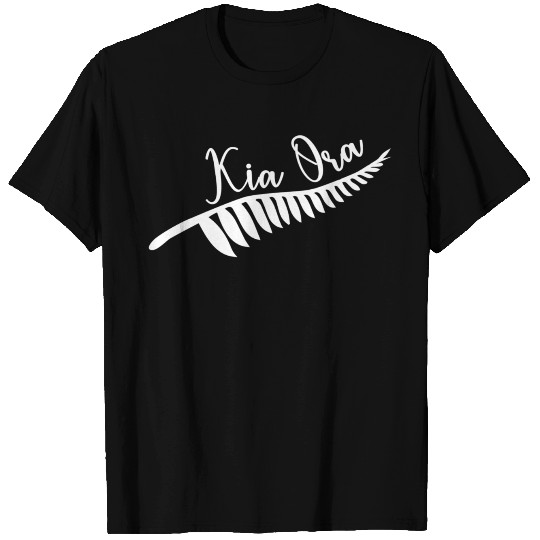 Maori Kia Ora Silver Fern T Tattoo New T Shirts