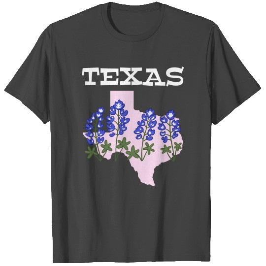 Texas Bluebonnets State Wildflower T Shirts