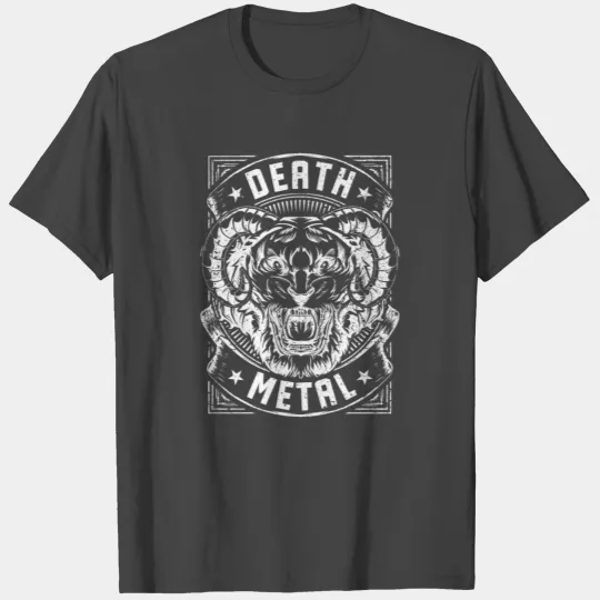 Death Metal - Headbanger & Metalheads Devil Horns T Shirts