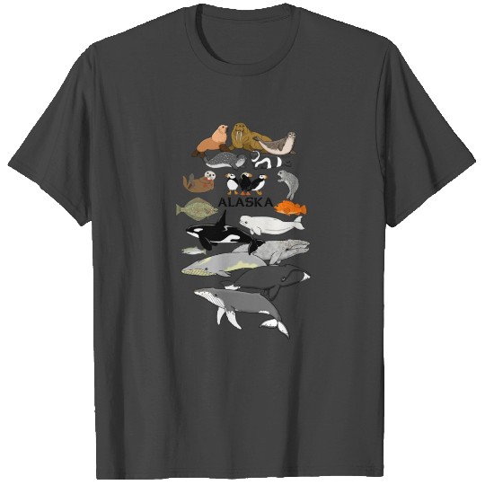 Alaska s Marine Life T Shirts