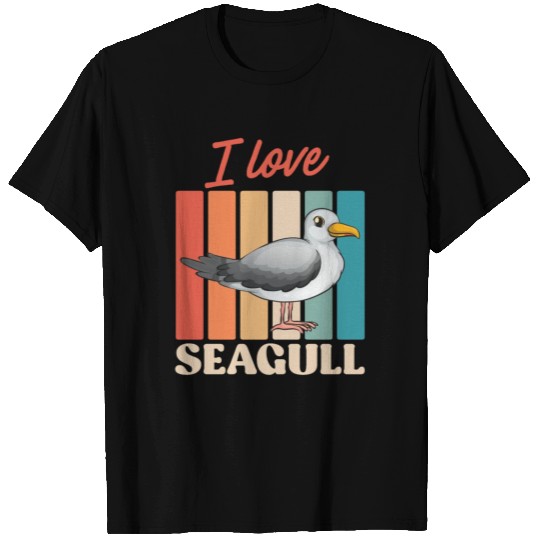 Bird lover Gulls I love Seagull Lovey T Shirts