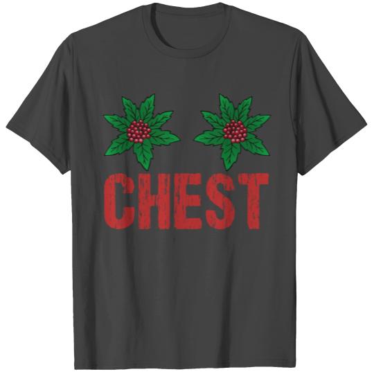 Chest Nuts Funny Matching Chestnuts Christmas Coup T Shirts