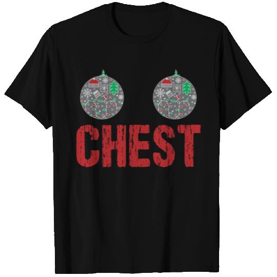 Chest Nuts Funny Matching Chestnuts Christmas Coup T Shirts