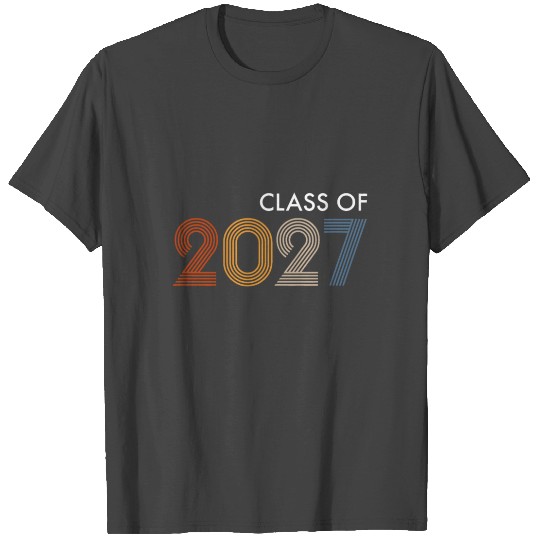 Class of 2027 College University High School T Shirts