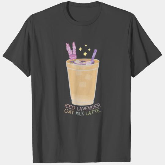 Lavender Oat Milk Latte T Shirts