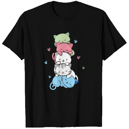 Transgender Pride Cat Lgbt Trans Flag T Shirts