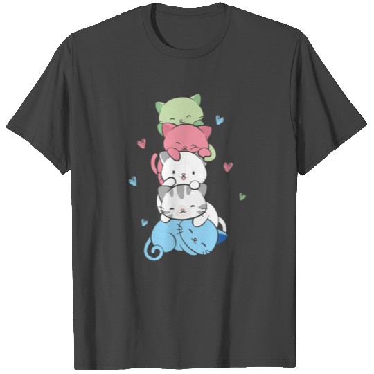 Transgender Pride Cat Lgbt Trans Flag T Shirts