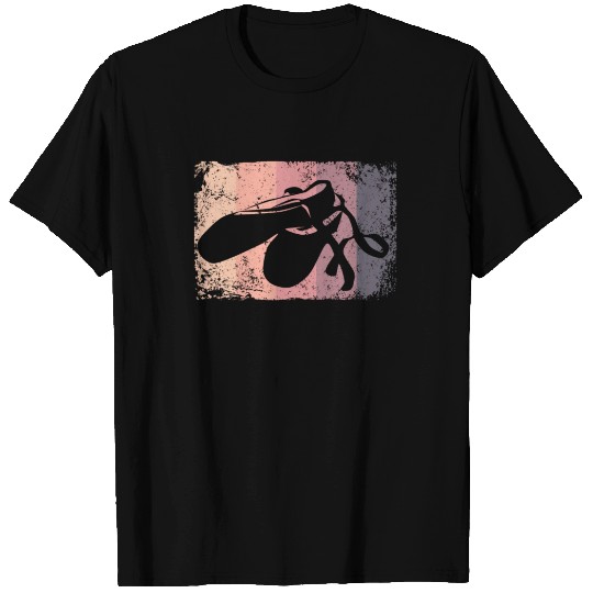 Ballet Shoes Vintage Woman Ballerina T Shirts