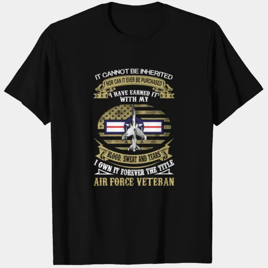 F105 Air Force Veteran T Shirts