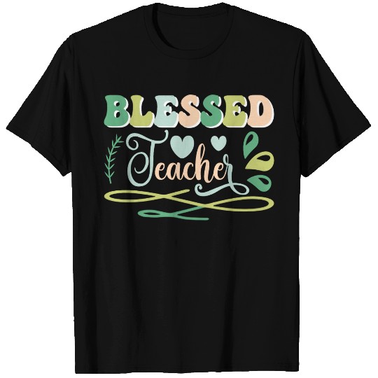 Blessed Teacher Back to School Design T Shirts