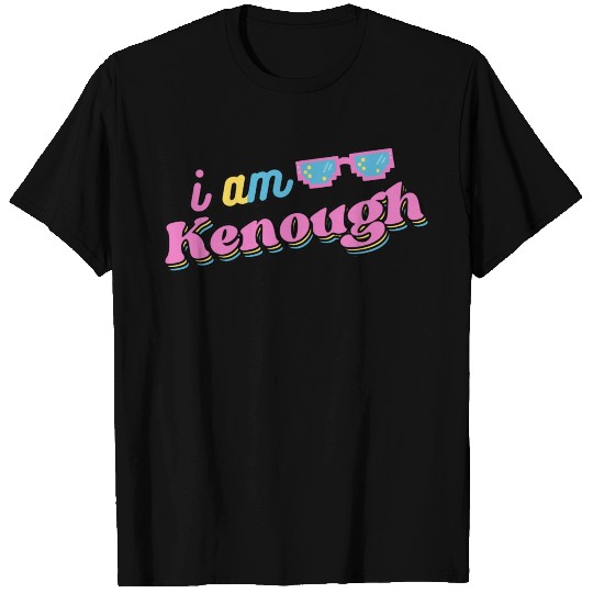 i am kenough with pink pixel sunglasses T Shirts