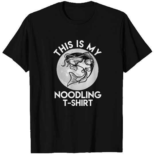 This is my Noodling T Shirts Flathead Fish