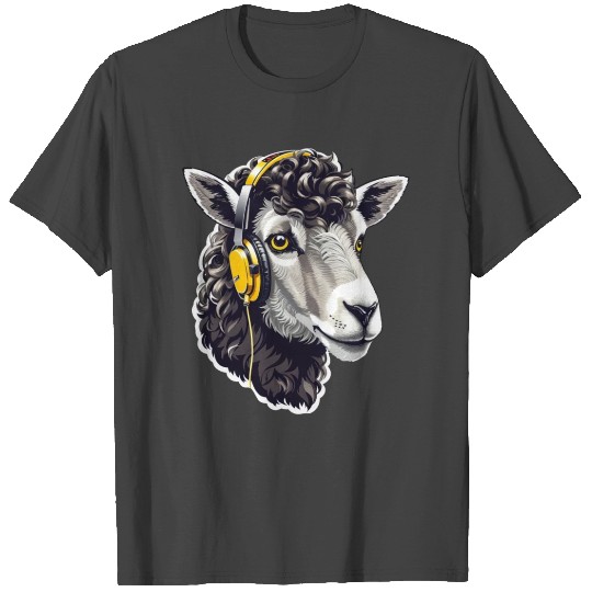 Sheep with Music - The Musical Lamb T Shirts