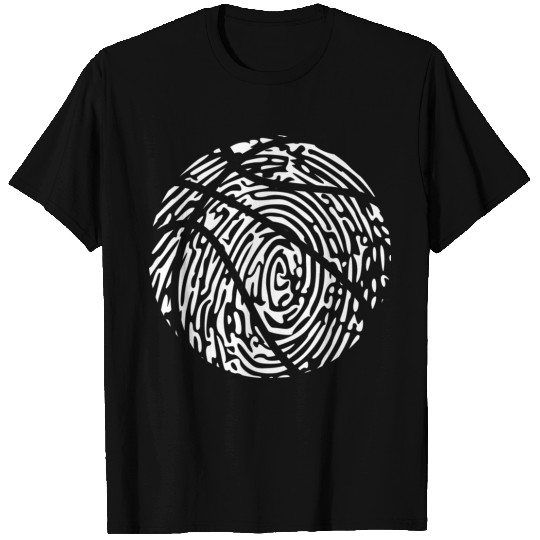 Basketball Player Fingerprint Passion - Creative T Shirts