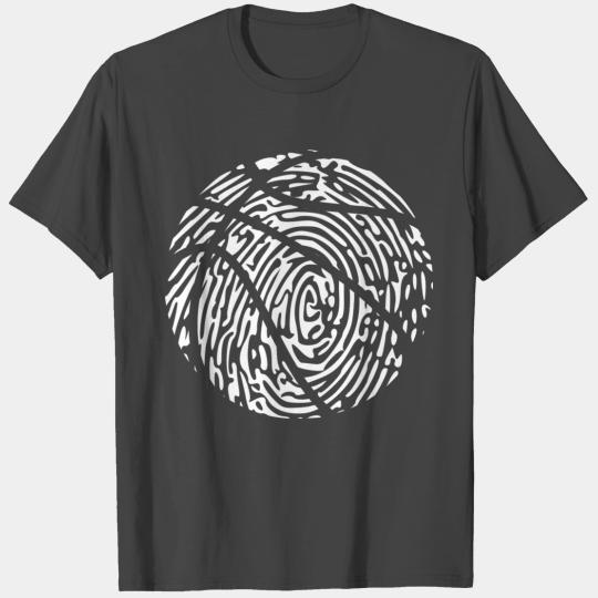 Basketball Player Fingerprint Passion - Creative T Shirts
