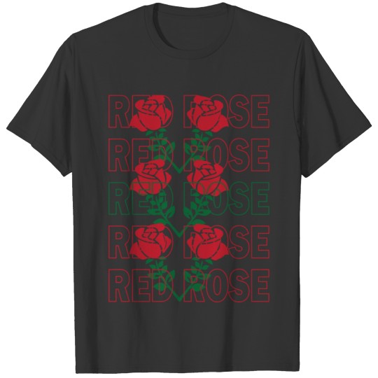 Red rose T Shirts design