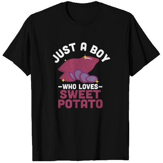 Just A Boy Who Loves Sweet Potato T Shirts