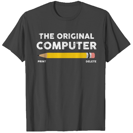 The Original Computer Print Delete T Shirts
