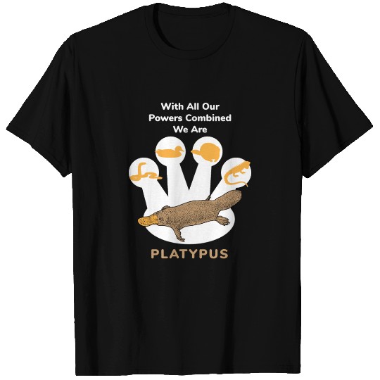 Schnabeltier Power Combined Platypus T Shirts