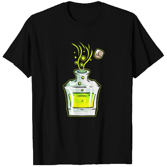 Flask With Green Magic Potion Halloween T Shirts