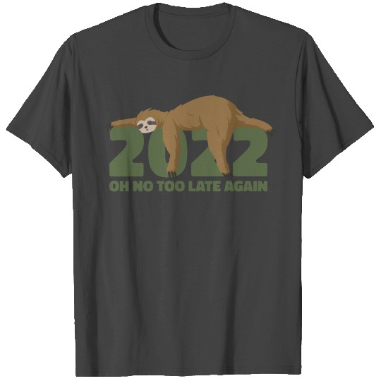 Sleeping Sloth Newyear T Shirts