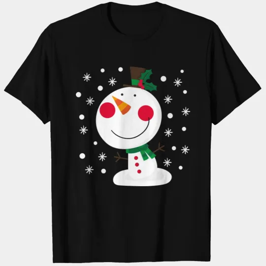 Snowman Big Head T Shirts
