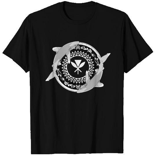Kanaka Maoli Oceanic Whitetip Shark T Shirts