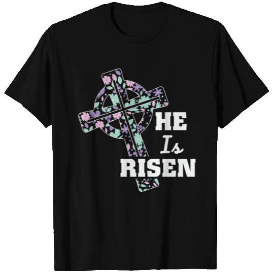 He Is Risen Jesus Christ Religious Religion T Shirts