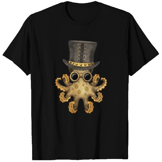 Steampunk Baby Octopus T Shirts