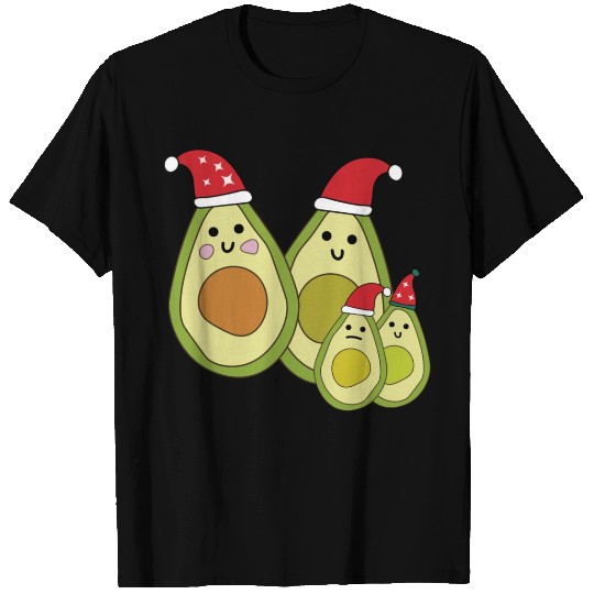 Avocado Christmas Family T Shirts