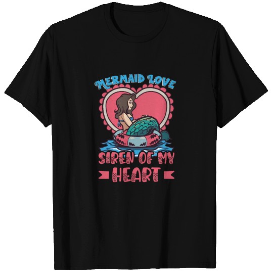 Mermaid Valentine´s Day Mermaid Love Ocean Love T Shirts