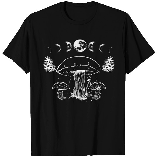 Mushroom Aesthetic Cute Fungi Lover Cottagecore T Shirts