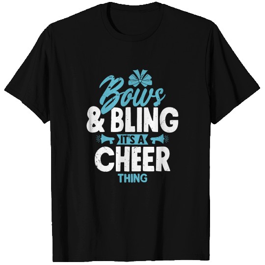 Bows & Bling It's A Cheer Thing Cheerleader Cheerl T Shirts