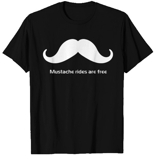 Mustache ride T Shirts